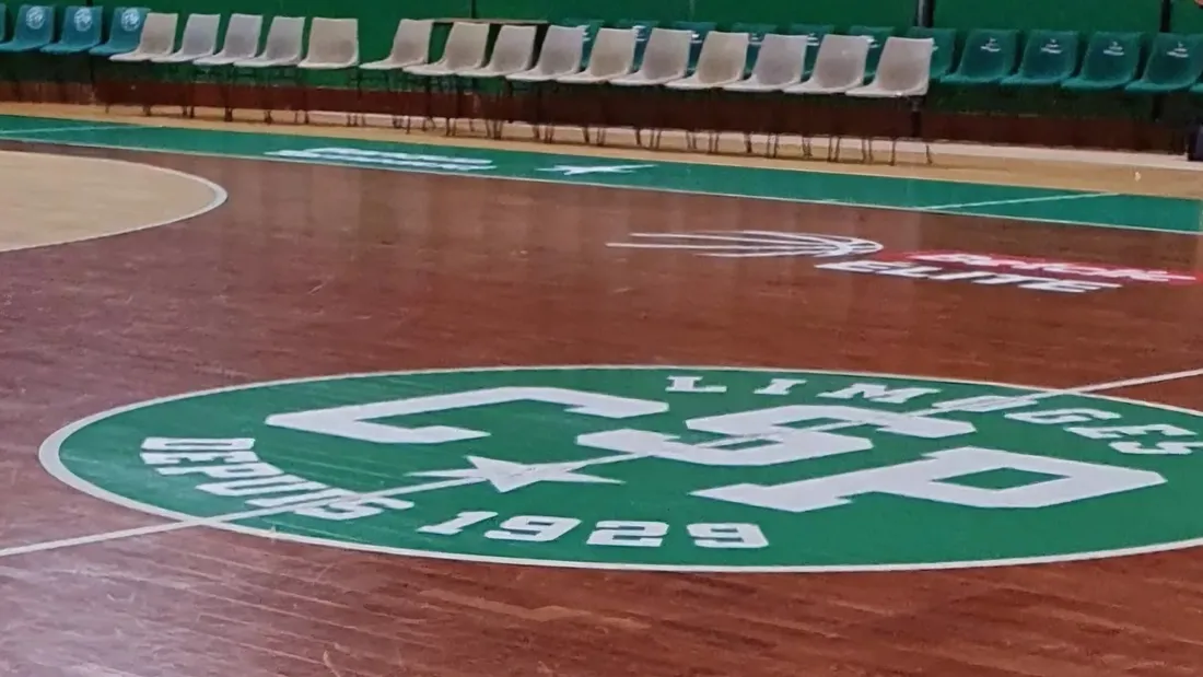 Parquet du Limoges CSP au Palais des Sports de Beaublanc