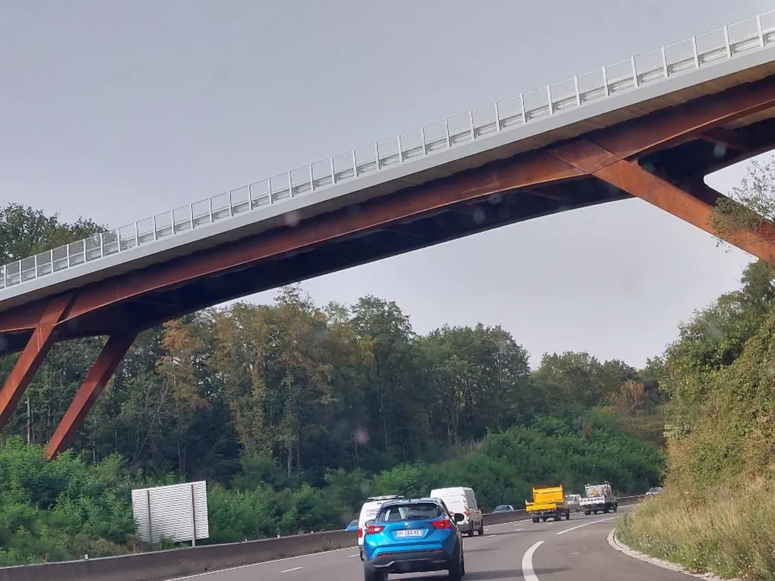 La passerelle reliant le Puy-Ponchet à La Bastide à Limoges