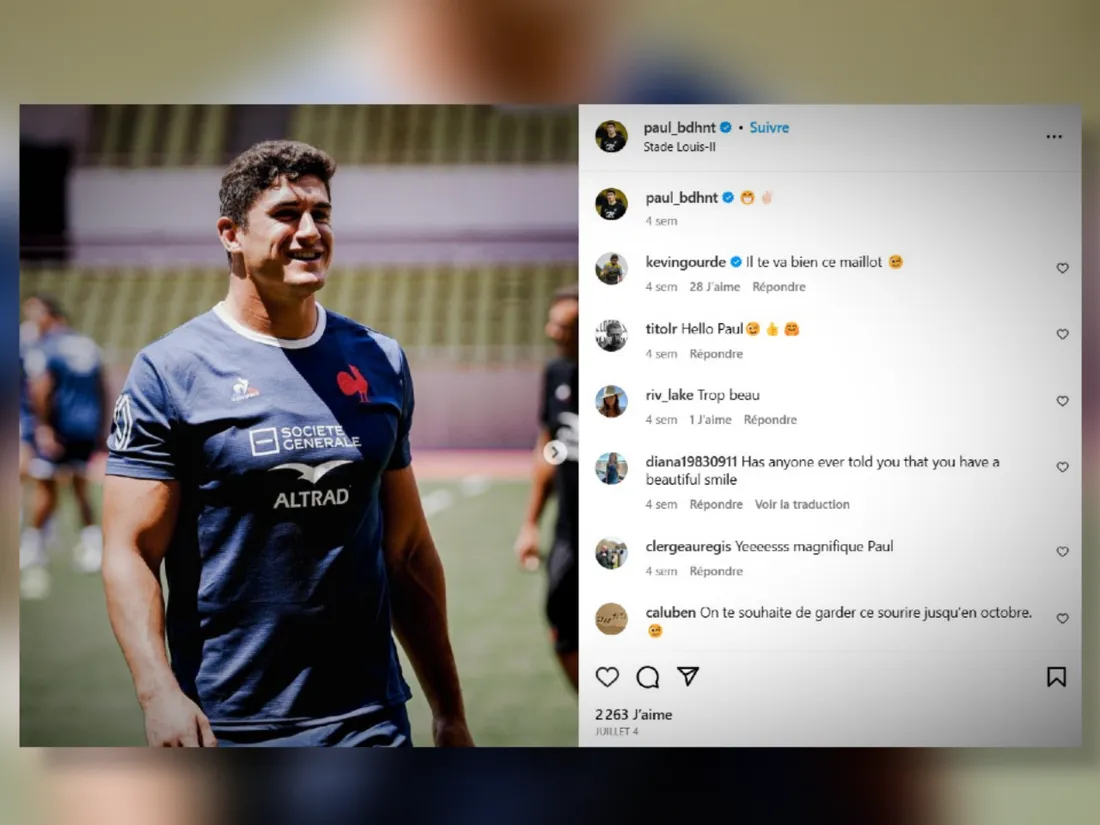 Qui est Paul Boudehent, le nouvel arrivant du XV de France ?