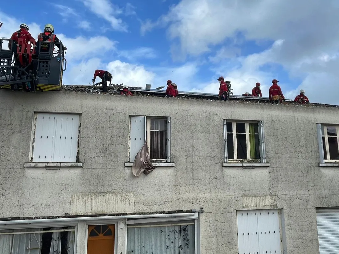 Les sapeurs- pompiers du Sdis 86 à l'oeuvre
