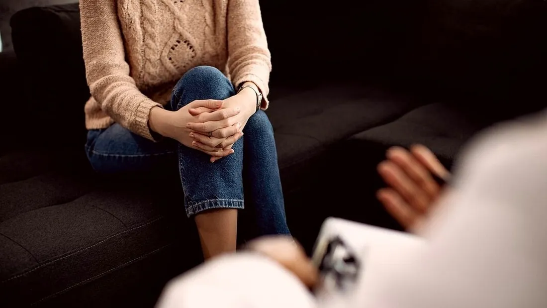 Femme en consultation (illustration)