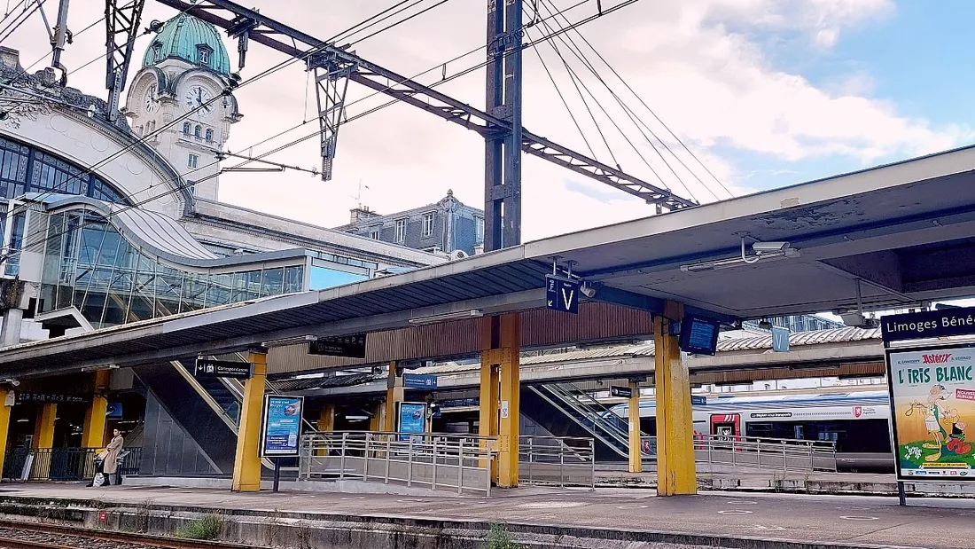 Quai de la gare Limoges Bénédictins