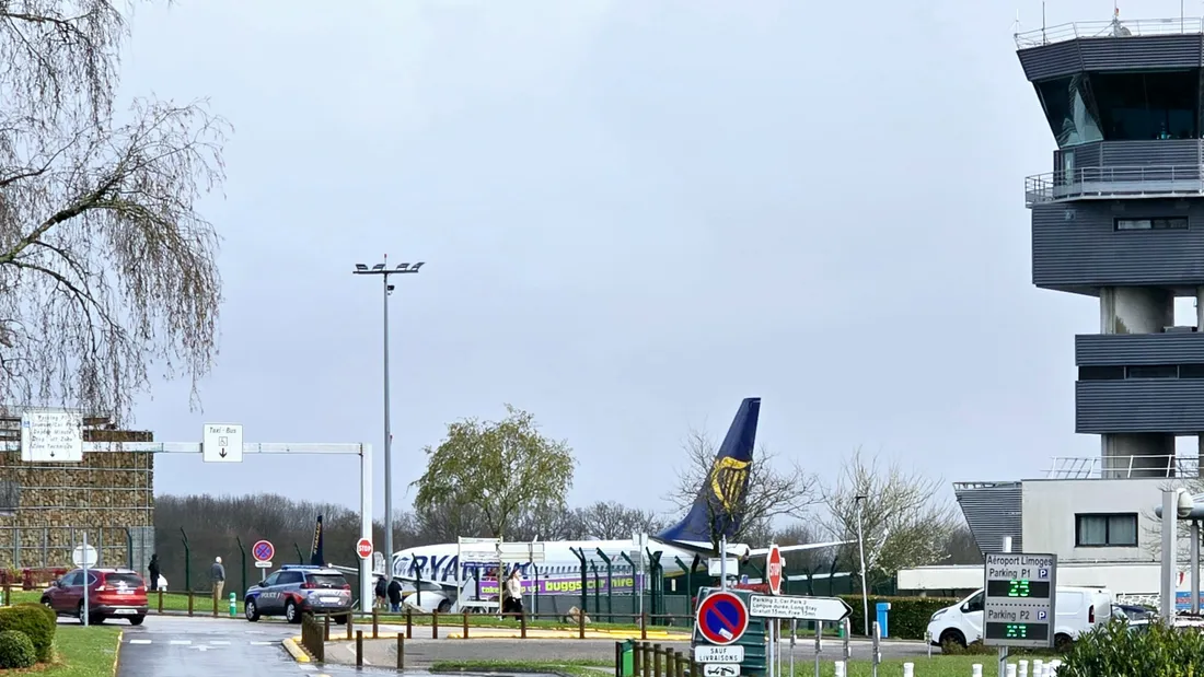 Boeing Ryanair sur le tarmac à l'aéroport de Limoges-Bellegarde (archives)