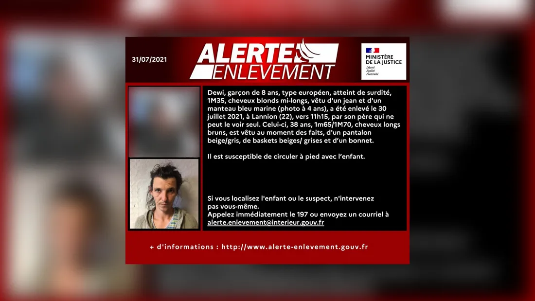 Alerte enlèvement