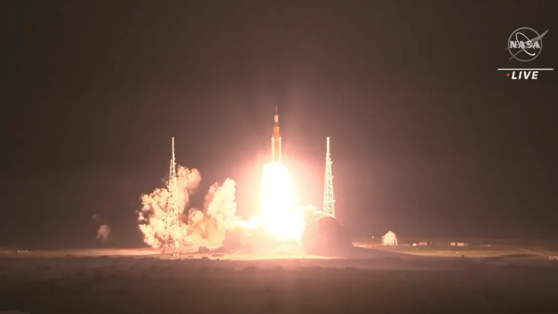 Lancement réussi pour la méga-fusée de la mission Artémis-1