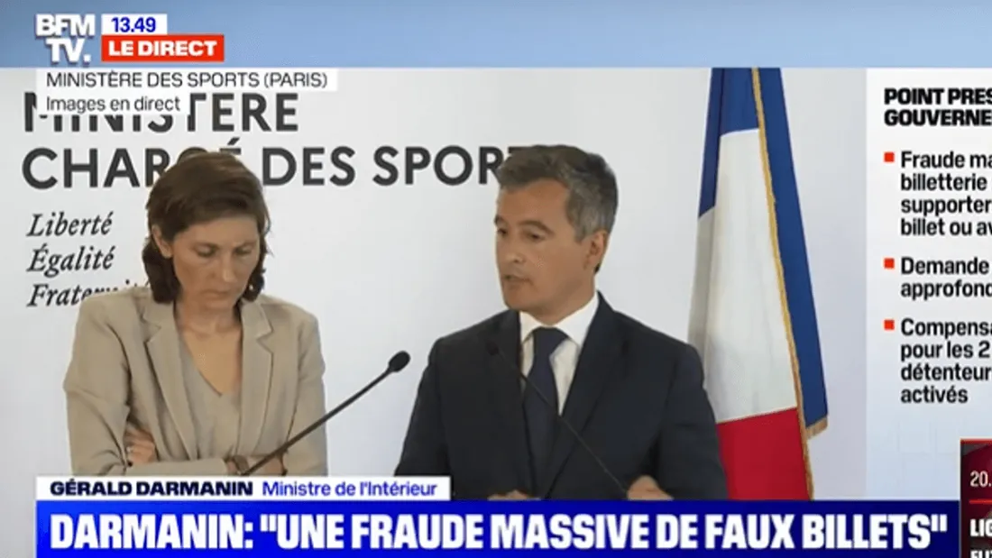 Stade de France : Gérald Darmanin et Amélie Oudéa-Castera auditionnés au Sénat dans la semaine