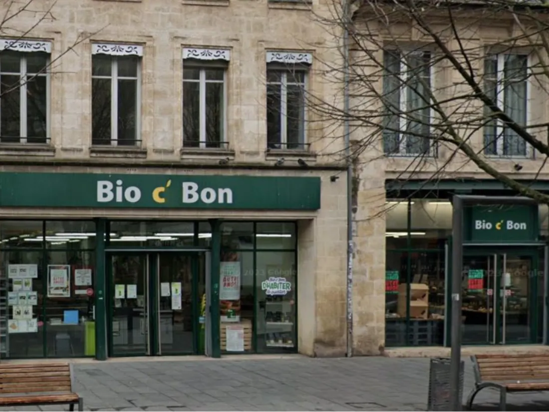 Le magasin Bio C'Bon de Bordeaux, en mars 2023.
