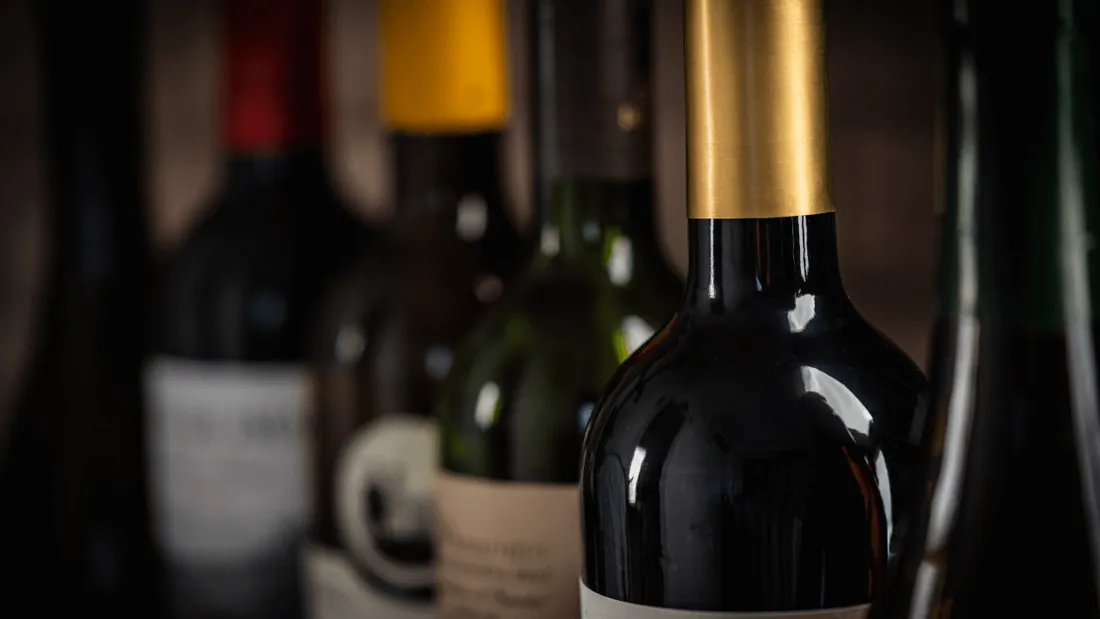 Bouteilles de vin
