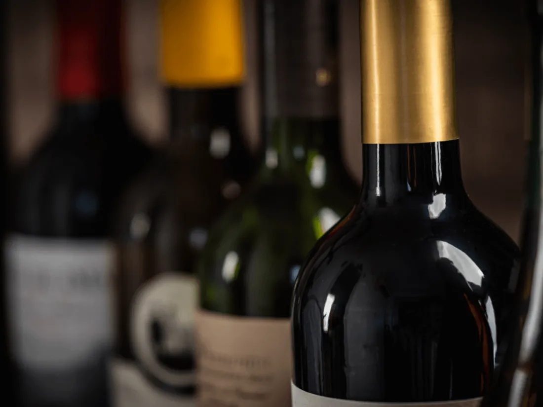 Bouteilles de vin