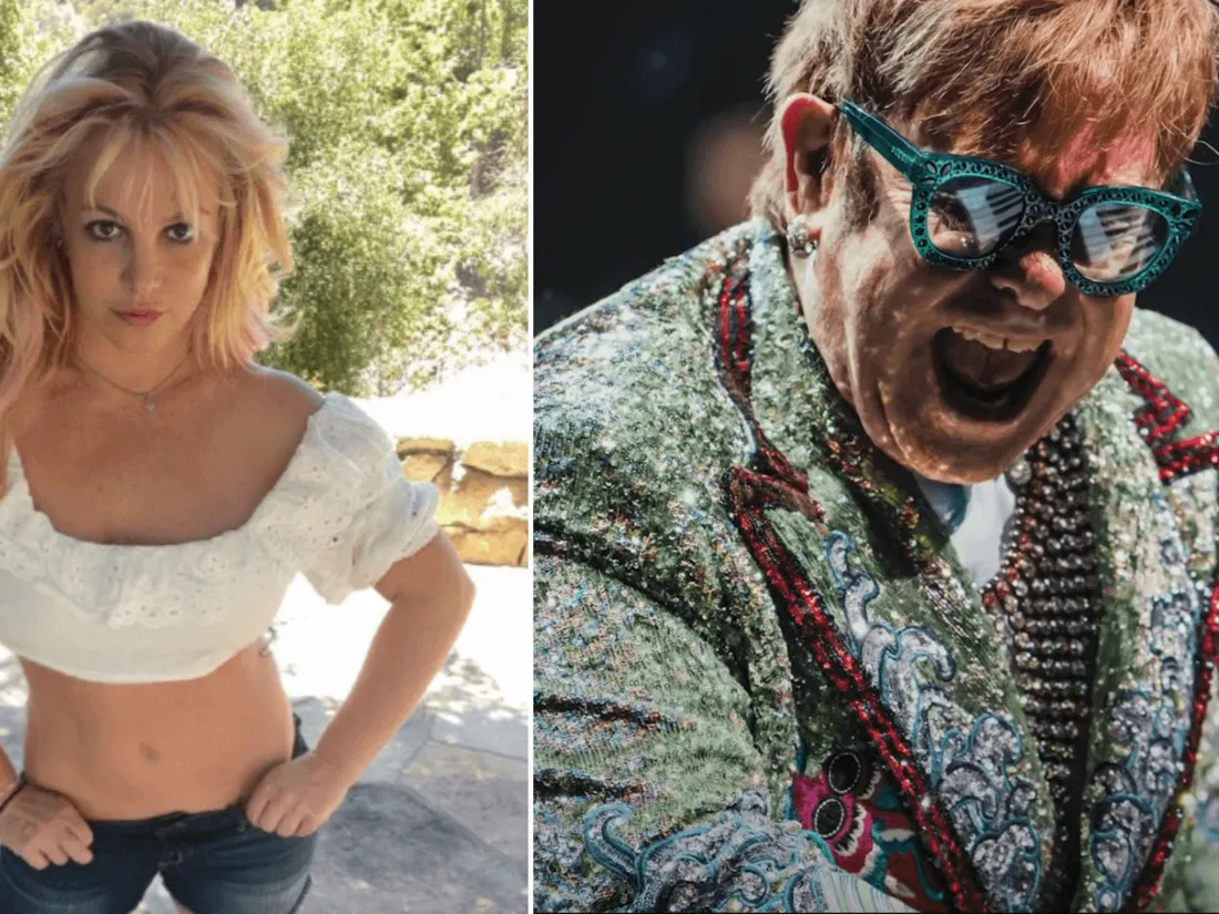 Britney Spears préparerait un nouveau single en duo avec Elton John 