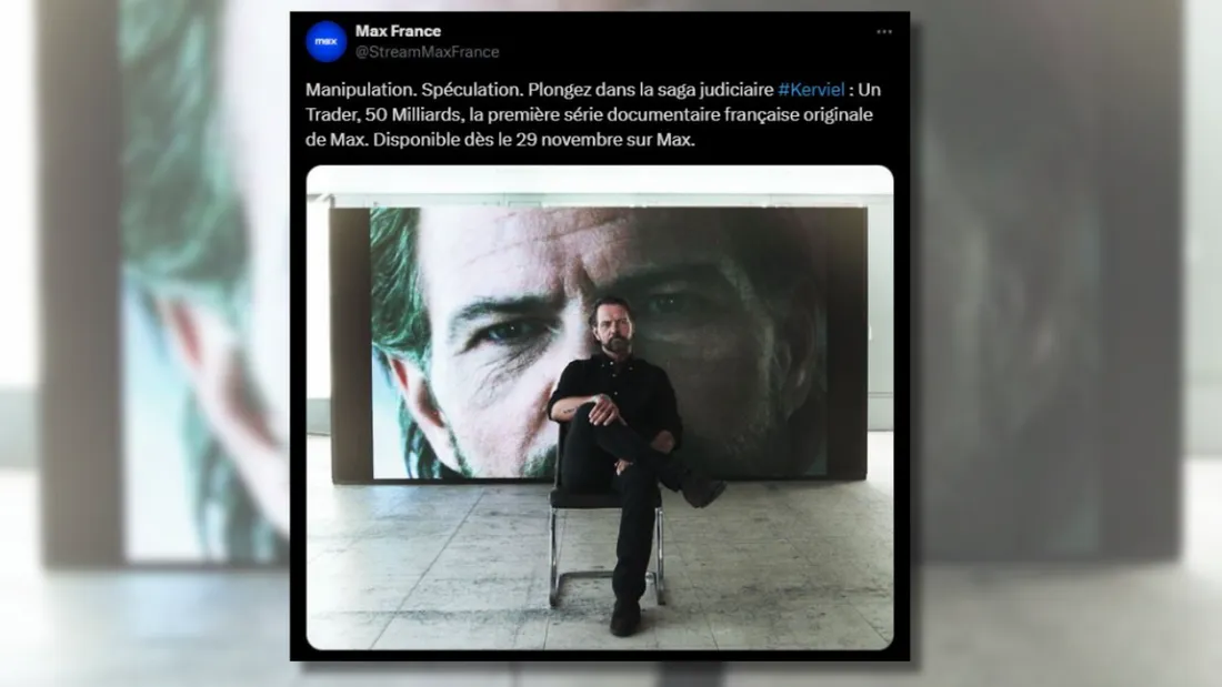 La série sur l'affaire Kerviel sera disponible dès le 29 novembre sur Max.