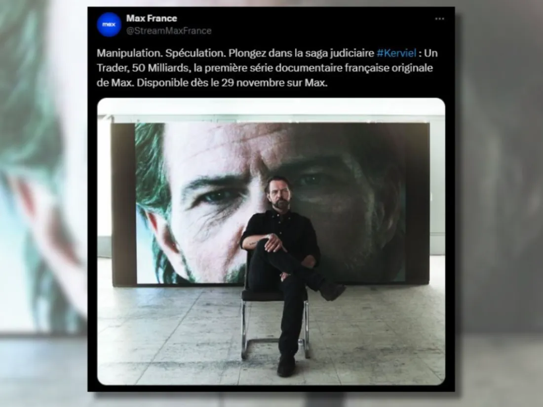 La série sur l'affaire Kerviel sera disponible dès le 29 novembre sur Max.