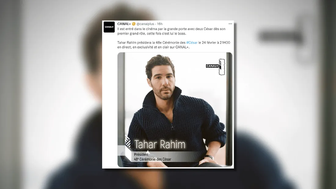 César 2023 : Tahar Rahim président, pas de maître de cérémonie