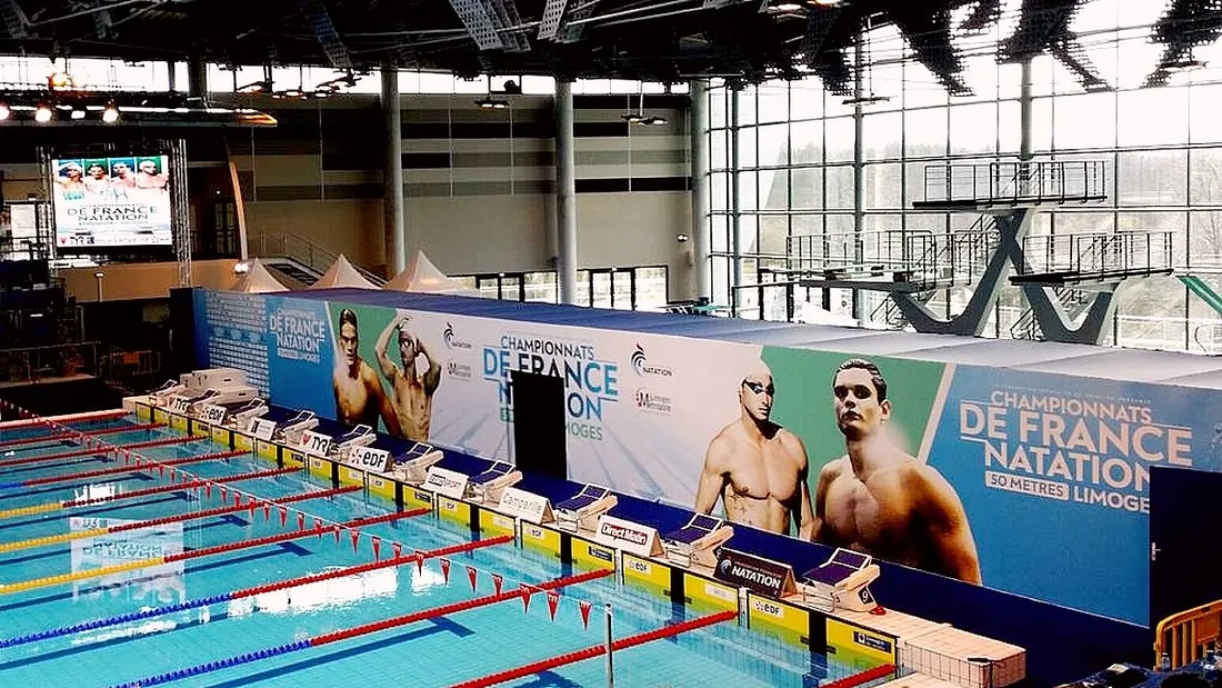 Championnats de France de Natation 2015 à l'Aquapolis de Limoges (Archives)
