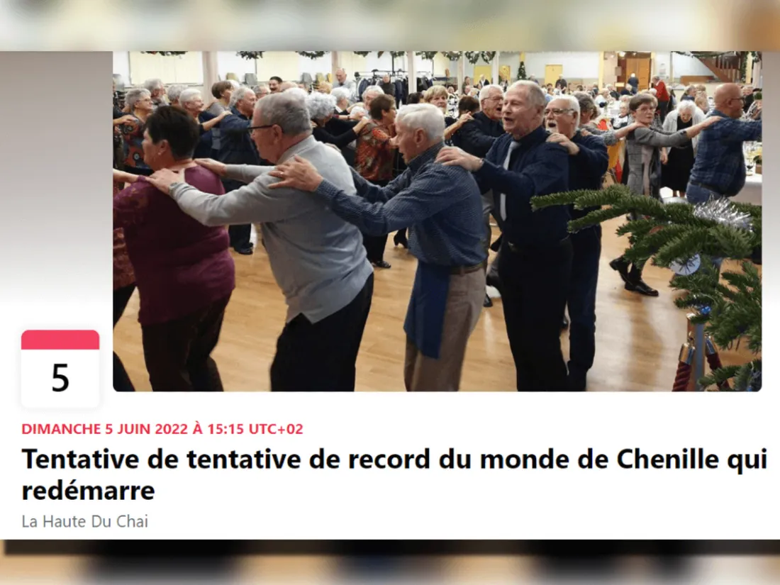 Saint-Brieuc : le record du monde de la plus longue chenille humaine en préparation