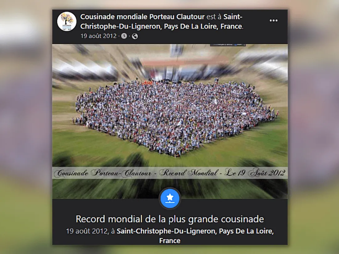 Un Vendéen propose à ses 32 000 cousins de collecter 10 000 euros