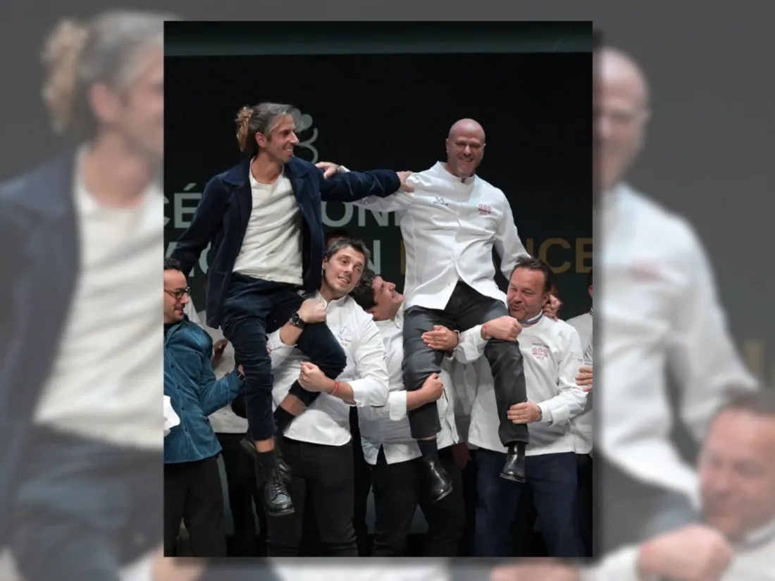 Hugo Roellinger et Christopher Coutanceau auréolés d'une troisième étoile.