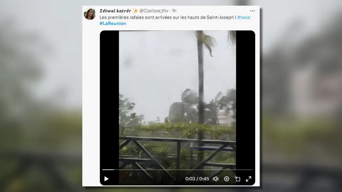 Cyclone Réunion