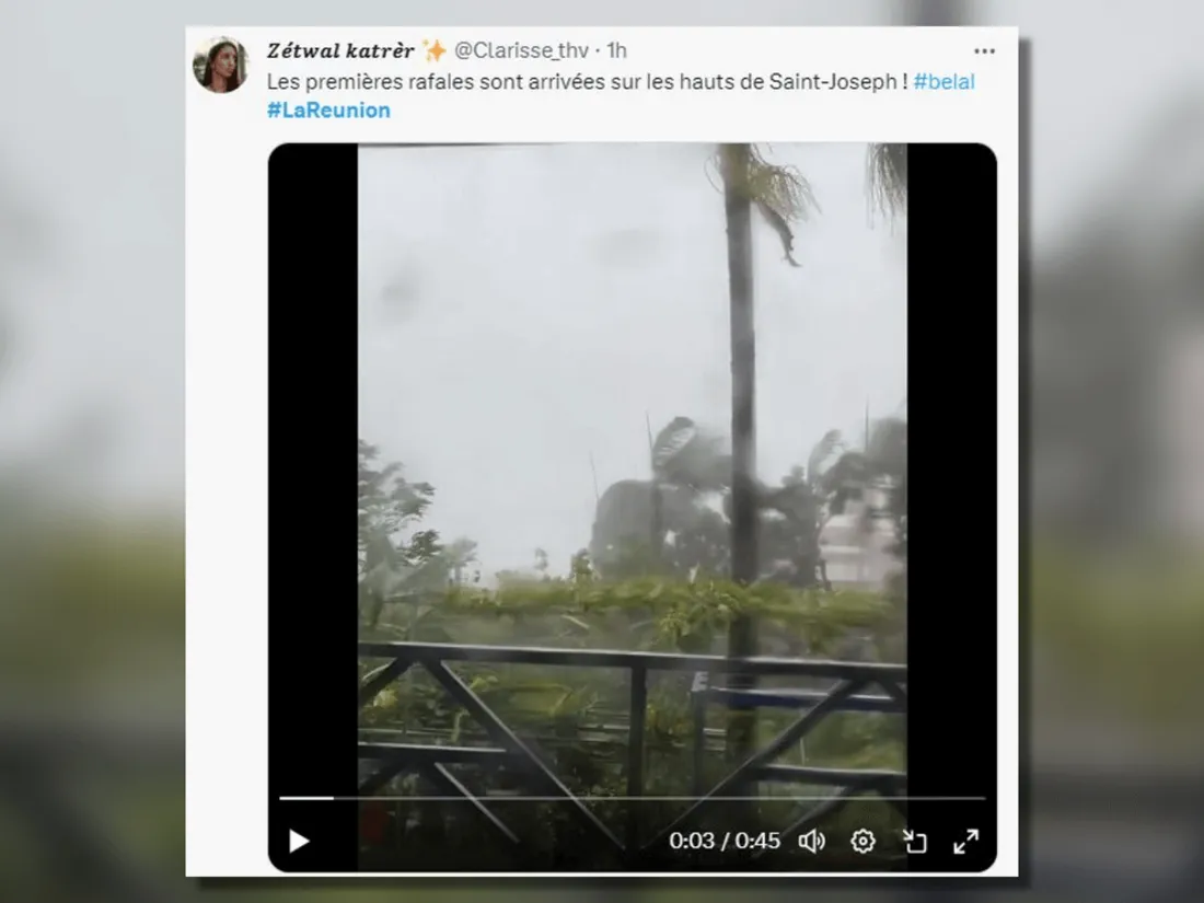 Cyclone Réunion