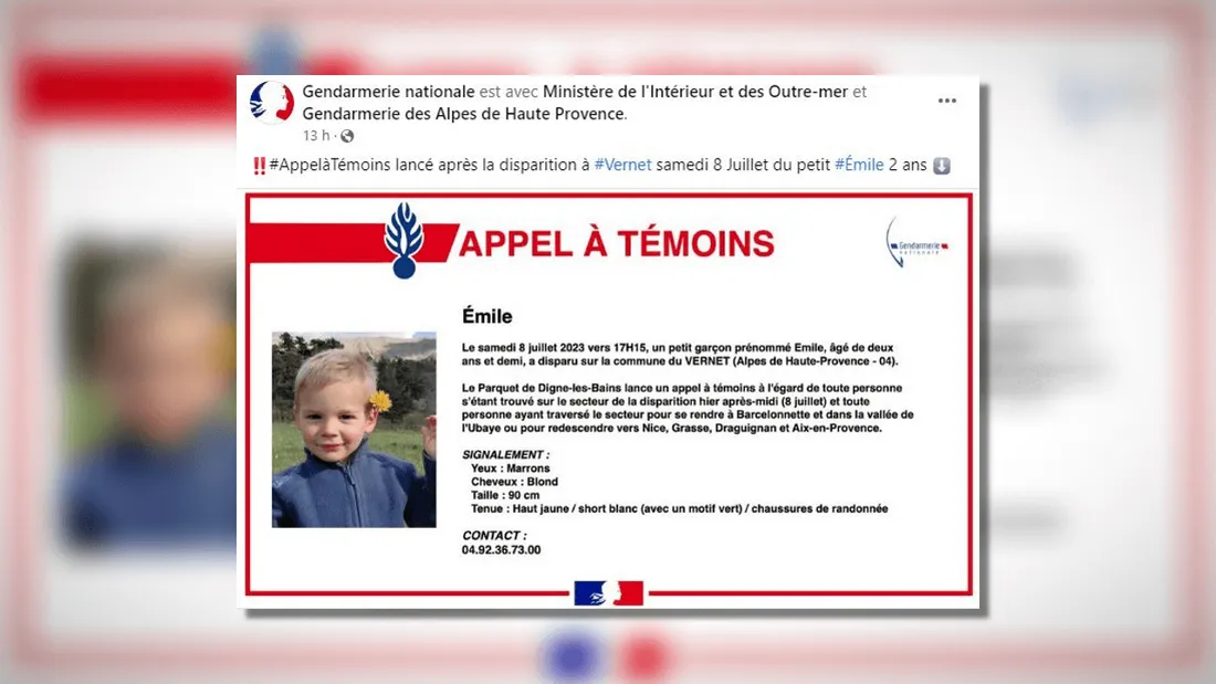 Disparition Emile