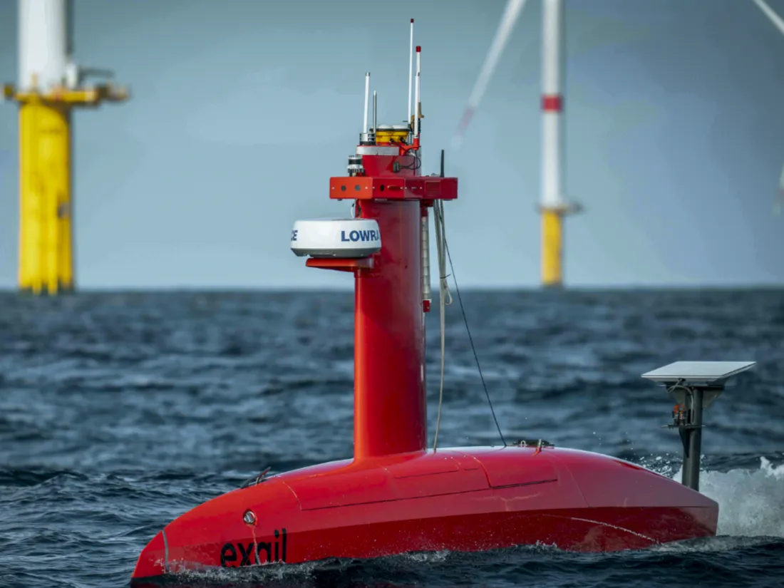 Un drone maritime.