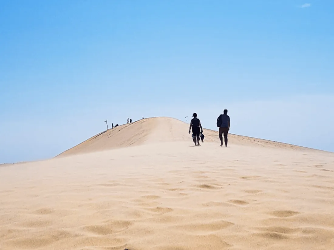La dune du Pilat au plus bas