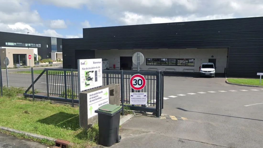 Le siège social de la coopérative Evel'Up à Plouédern avant l'incendie.