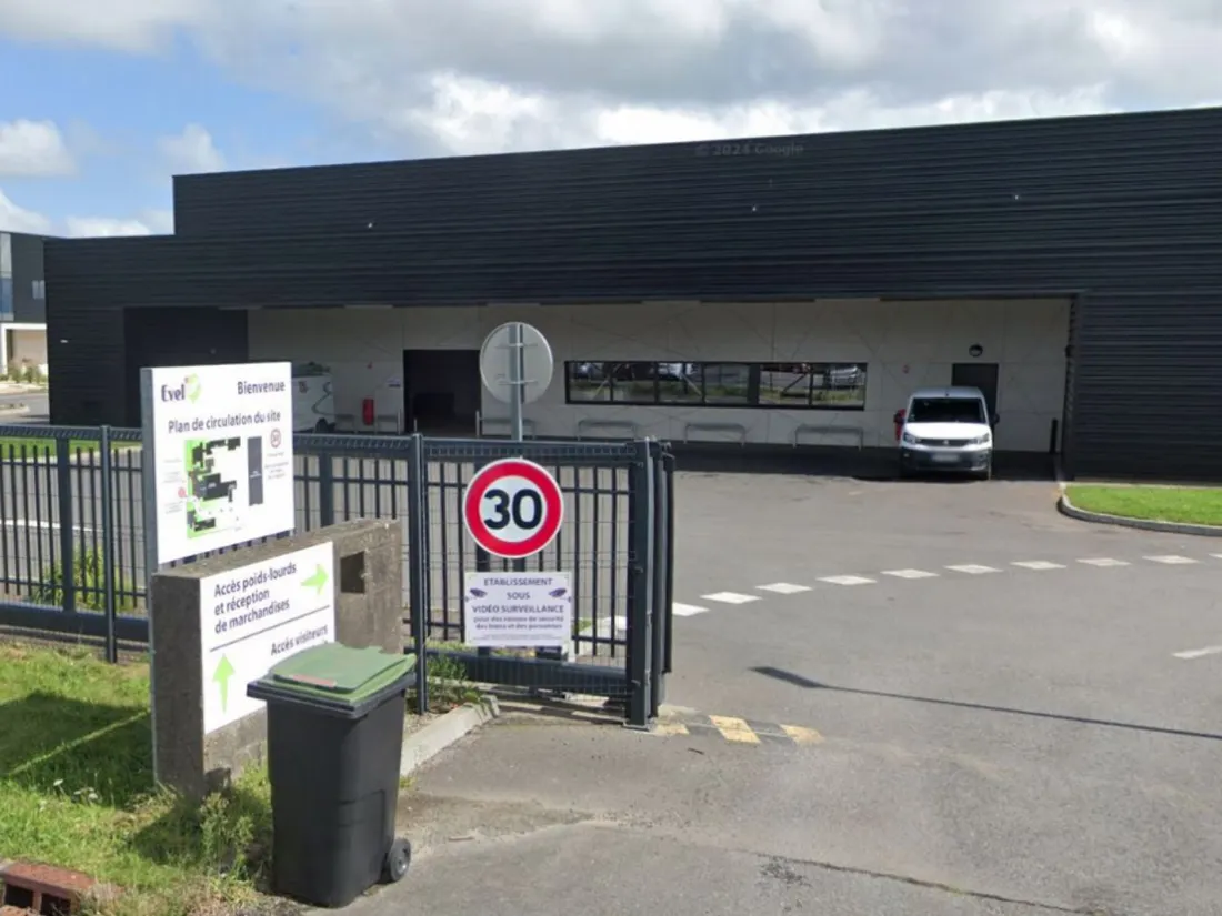 Le siège social de la coopérative Evel'Up à Plouédern avant l'incendie.