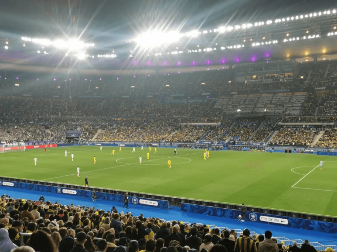 Le FC Nantes en finale de la Coupe de France au Stade de France.