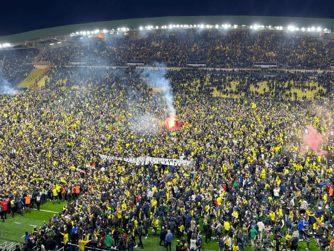 Victoire du FC Nantes face à Lyon en demi-finale de la Coupe de France