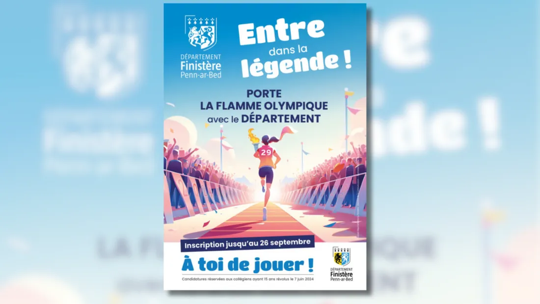 Deux collégiens finistériens vont être sélectionnés pour porter la flamme.