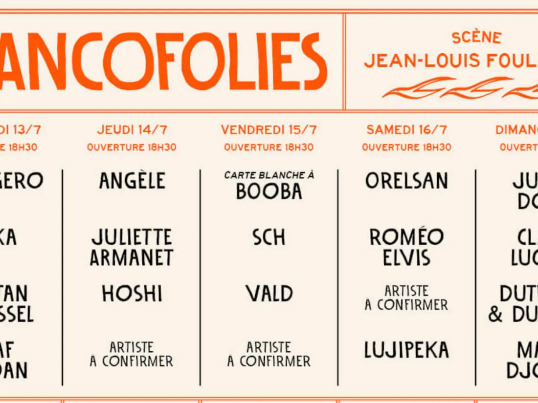Programmation Grande Scène Jean-Louis Foulquier