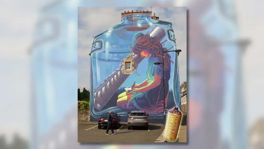 Le "Message en bouteille", plus belle fresque de France en 2022.