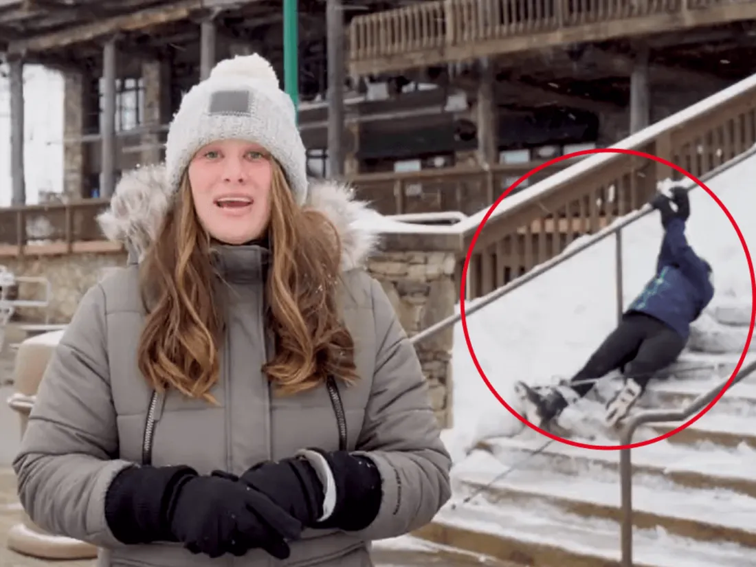 VIDEO. Cette skieuse en difficulté fait rire la toile