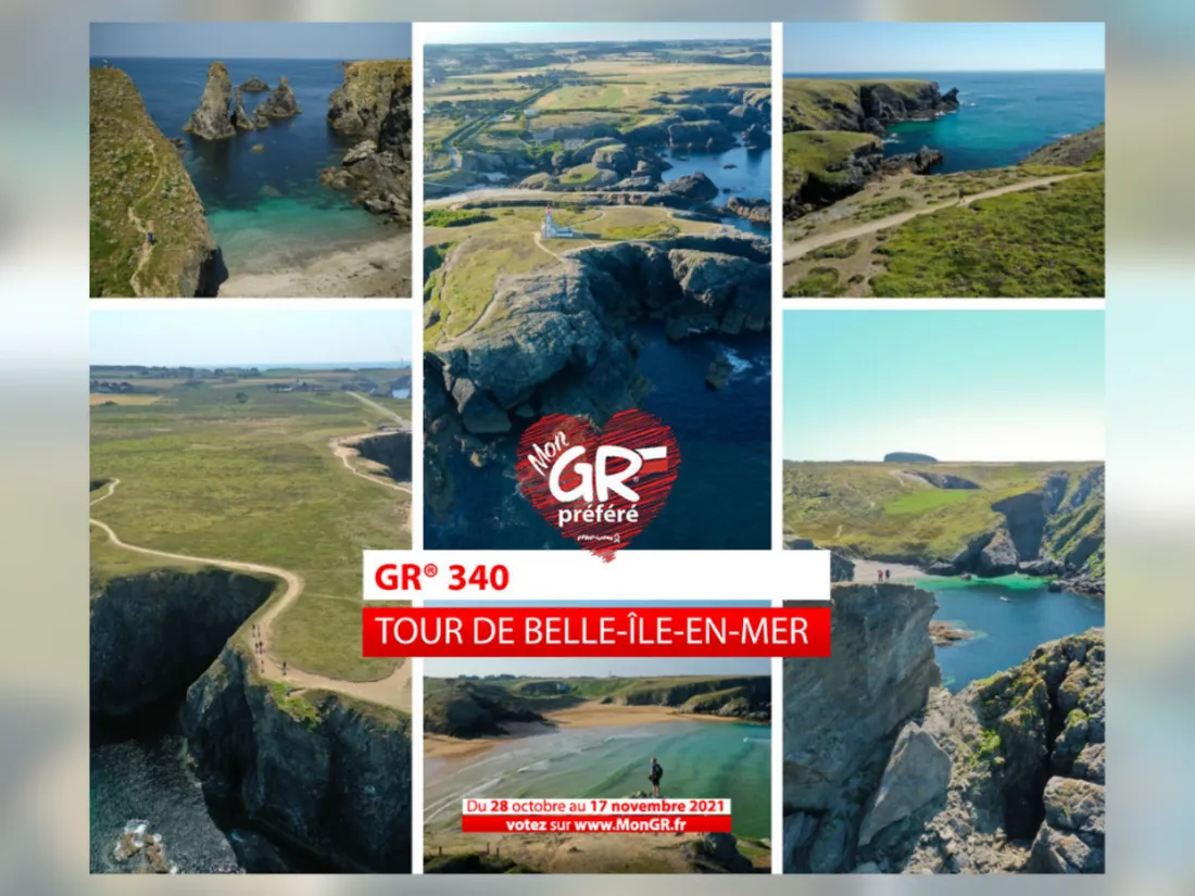 A Belle-Ile, le GR 340 est en compétition pour remporter le concours "Mon GR préféré".