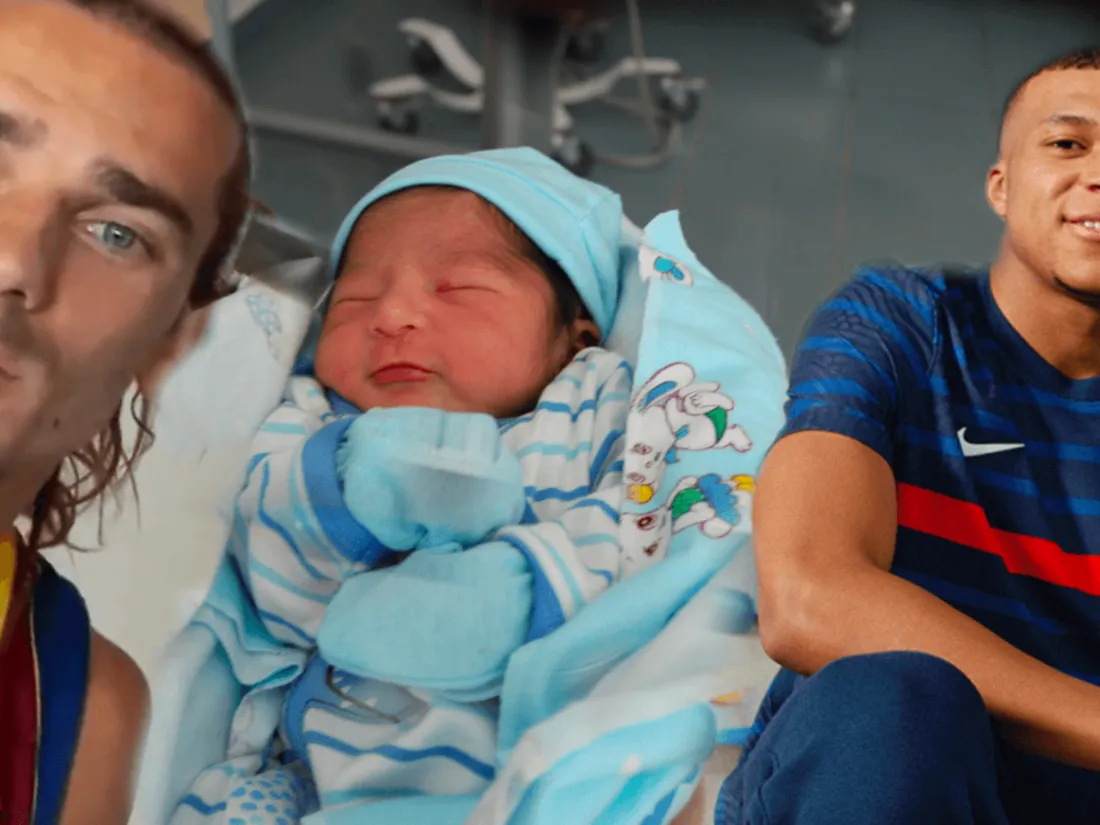 Au Chili, un bébé nommé "Griezmann Mbappé" est né le 1er janvier