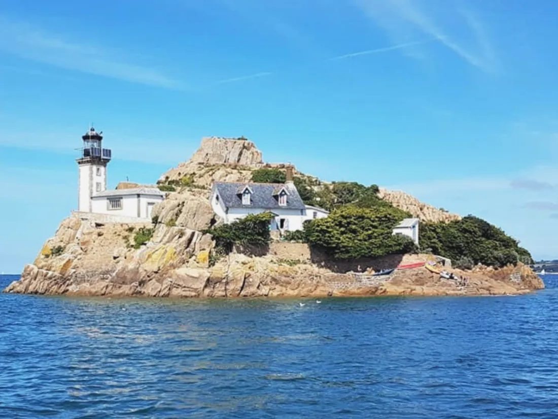 L'Ile Louët, en baie de Morlaix.