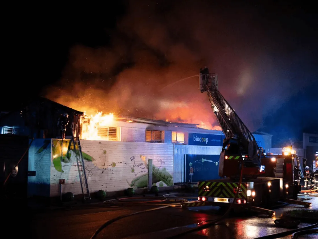 Incendie d'une Biocoop à Poitiers