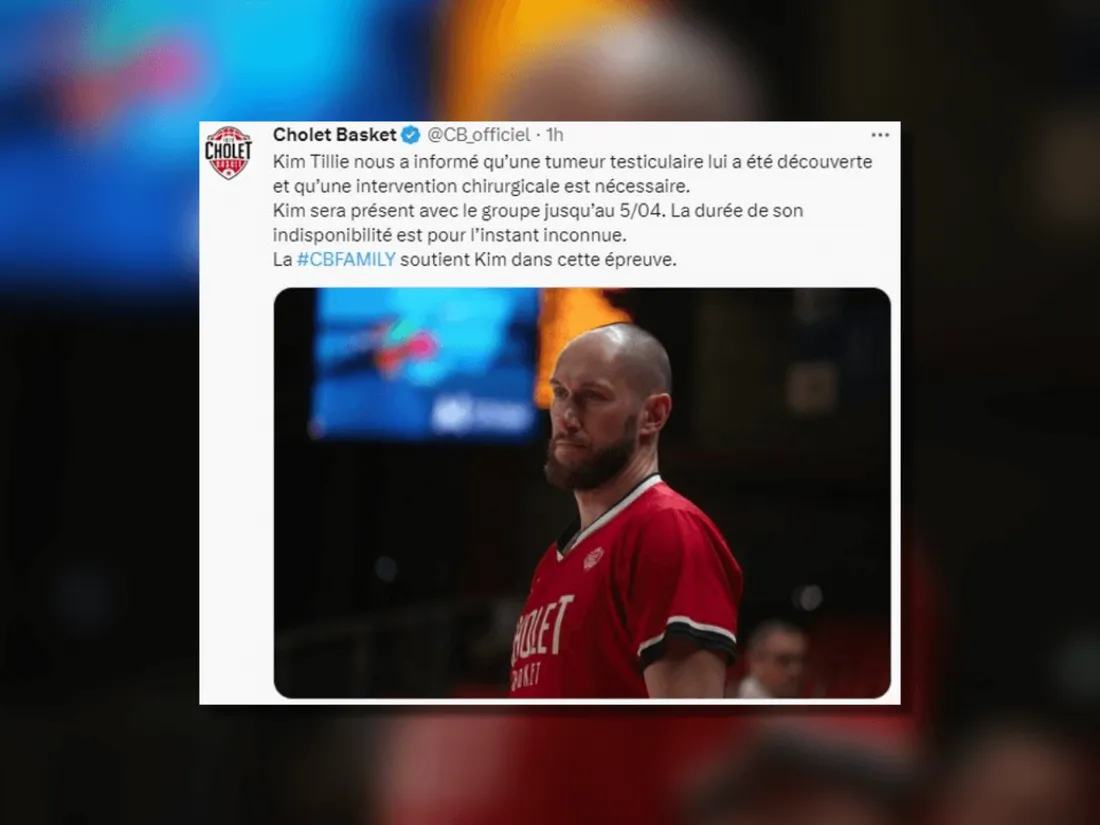 Cholet Basket : touché par une tumeur, Kim Tillie va s'éloigner des parquets