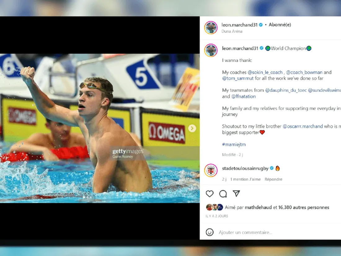 Natation : Léon Marchand marche sur l’eau