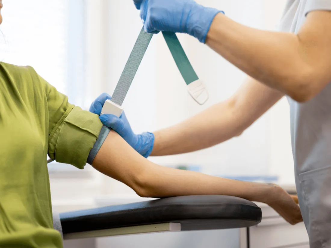 Laboratoire de biologie - prise de sang