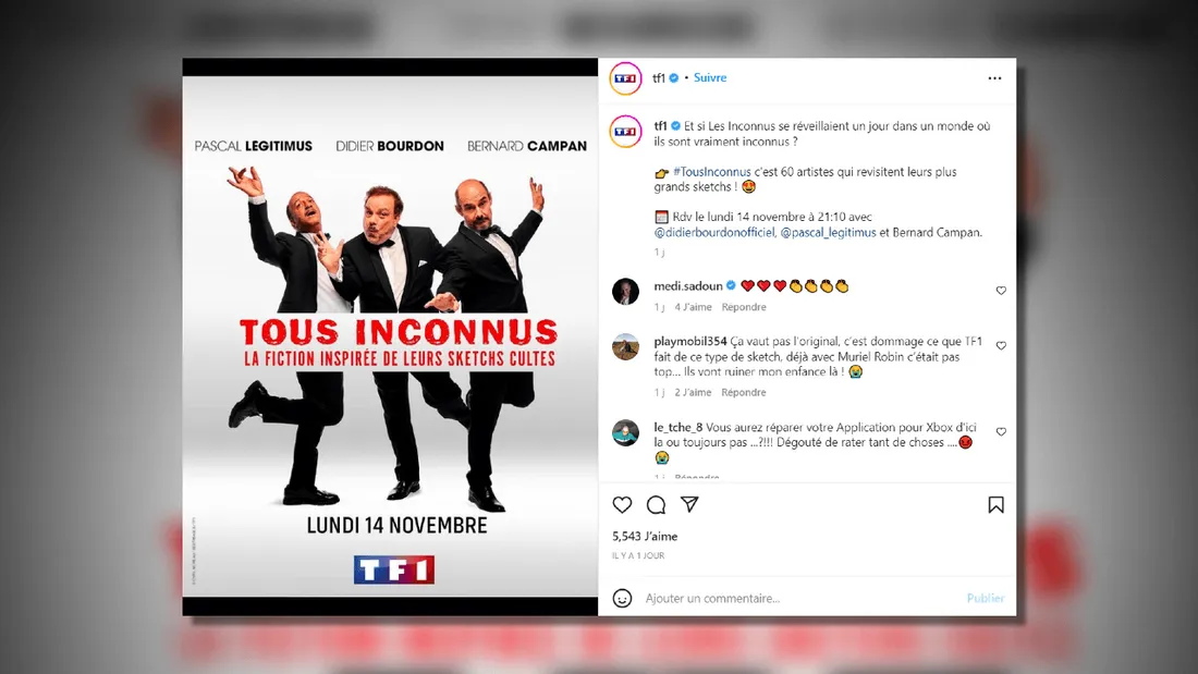 Les Inconnus bientôt de retour dans « Tous Inconnus »