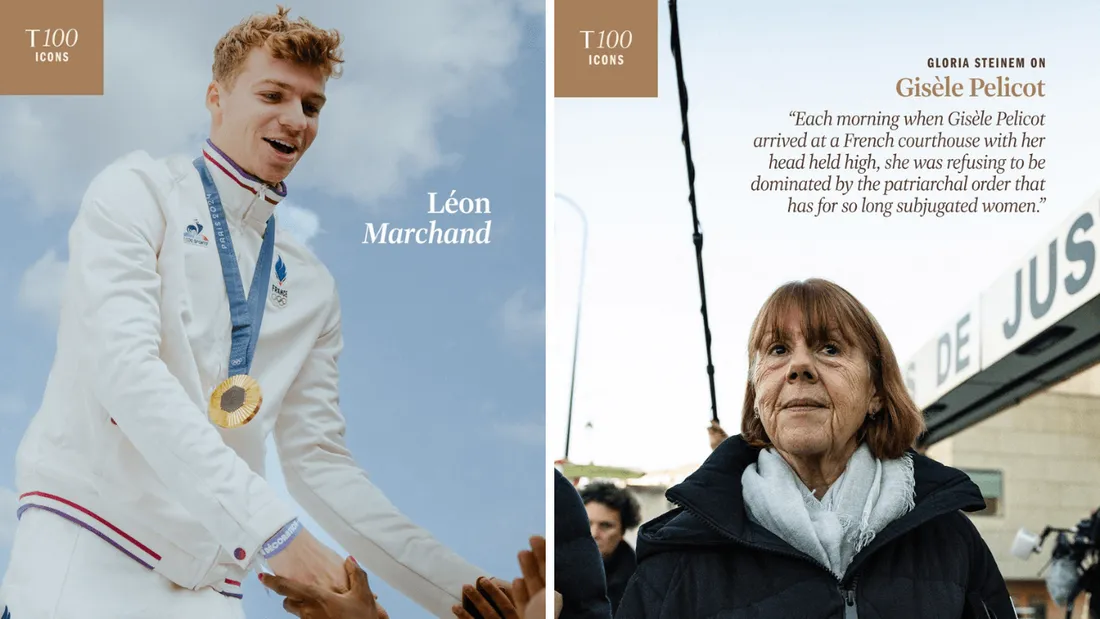 Léon Marchand Gisèle Pelicot classement Time