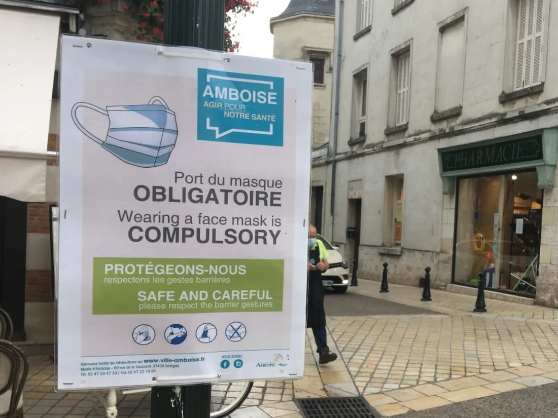 Port du masque obligatoire Indre-et-Loire