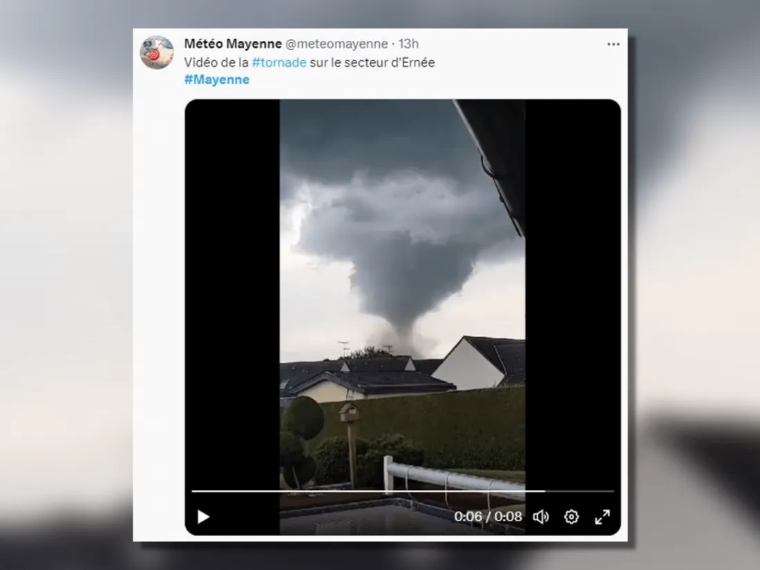 Tornade Mayenne