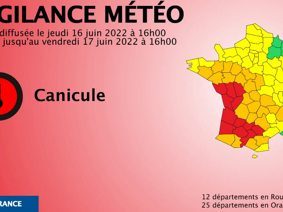 Canicule : écoliers et collégiens pourront rester chez eux vendredi dans les départements en rouge