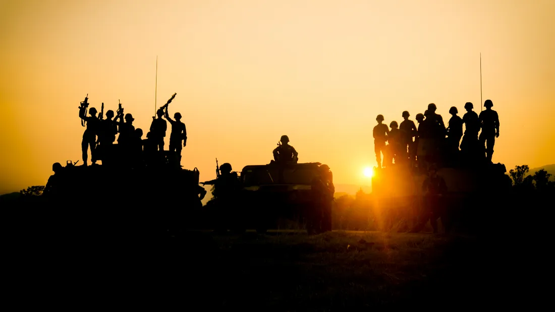 Chars, militaires