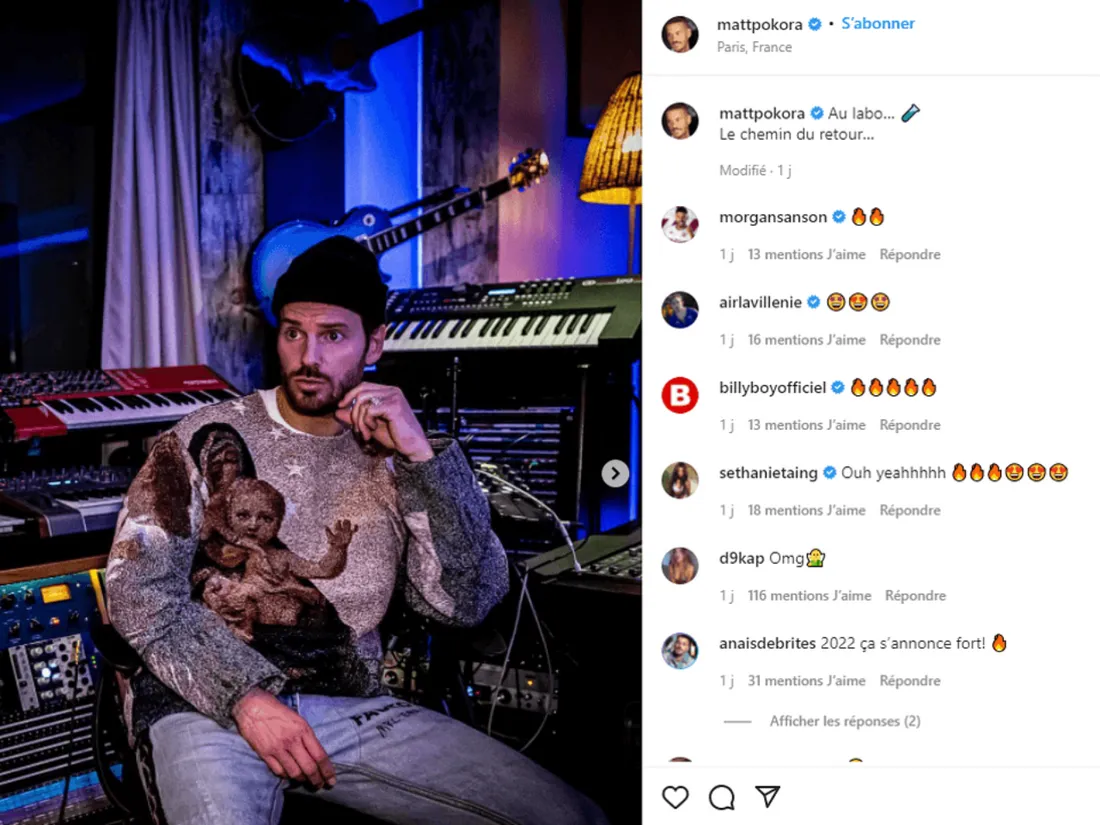 M. Pokora annonce son retour en studio !