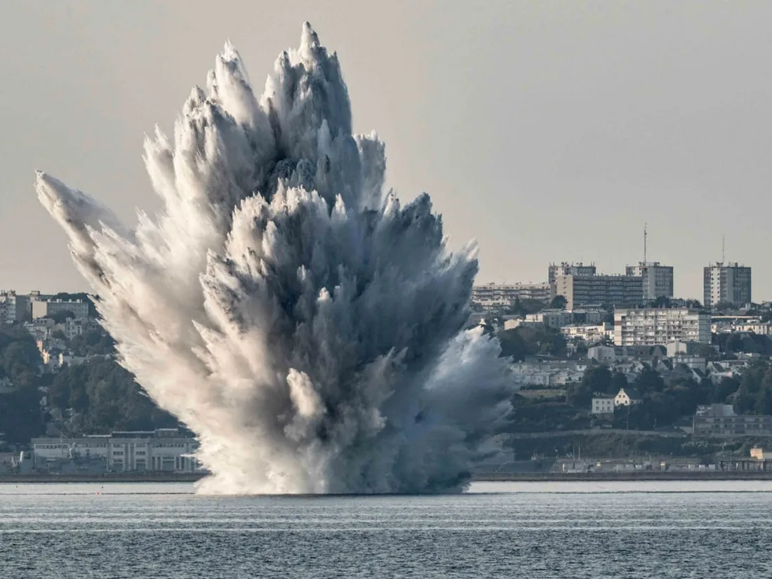 Une bombe américaine va être détruite ce mardi en rade de Brest.
