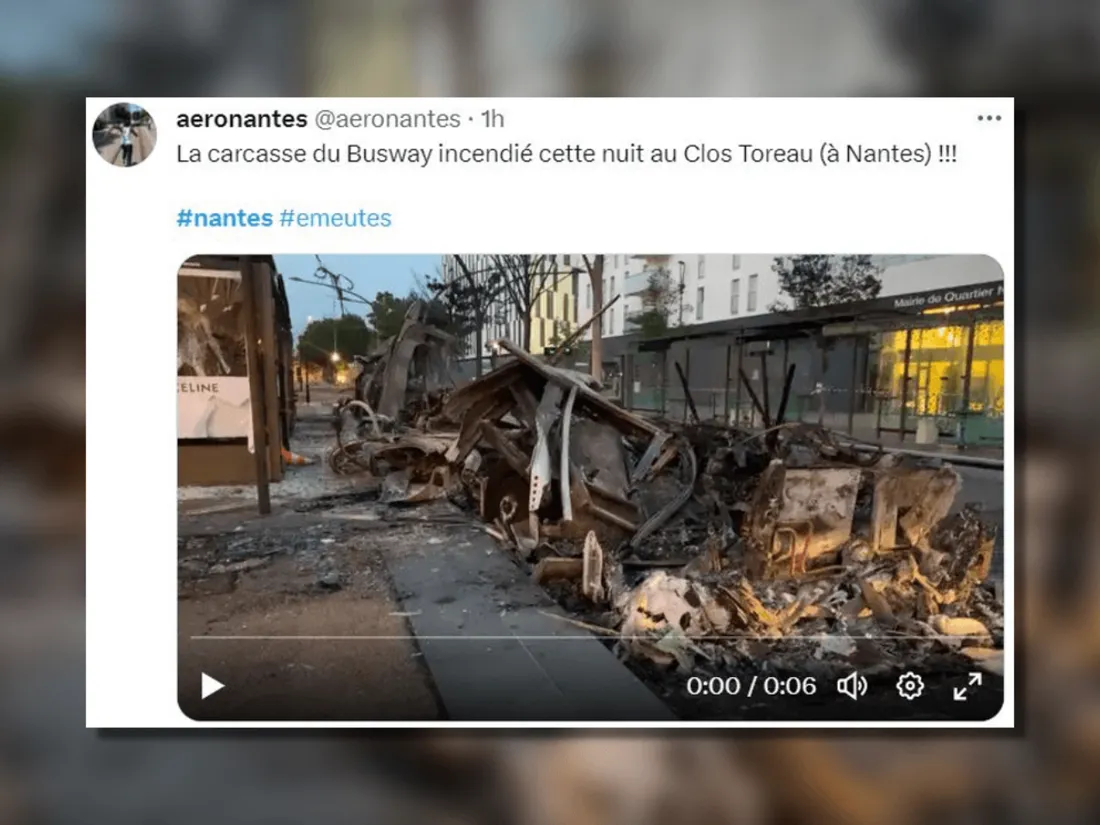 Violences urbaines dans le Grand Ouest